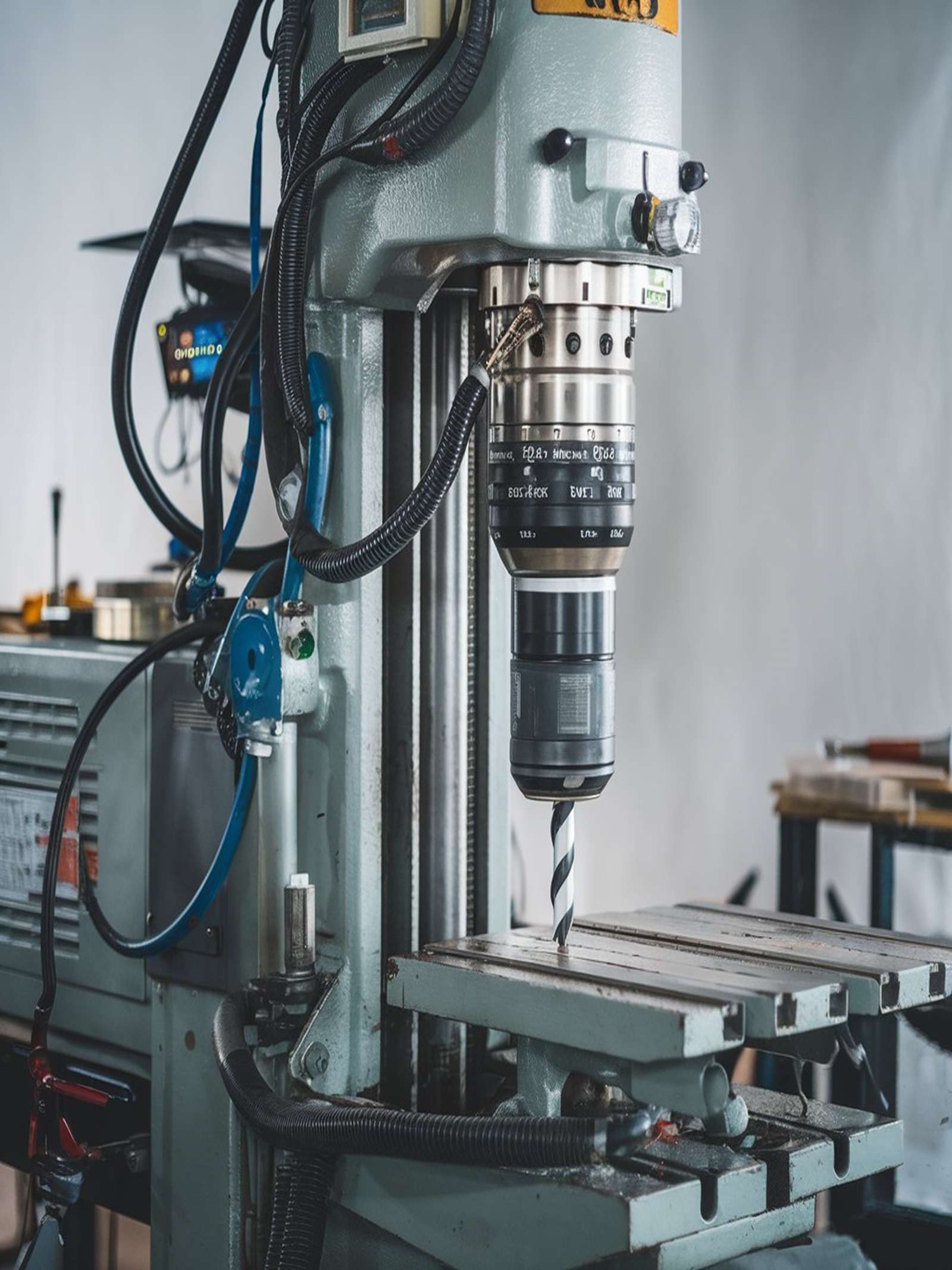 Image of an industrial Drilling machines machine in a clean background